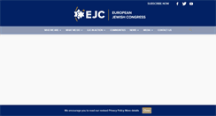 Desktop Screenshot of eurojewcong.org